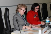 Suomen pysyvän EU-edustuston suurlähettiläs Pilvi-Sisko Vierros-Villeneuve kertoi EU:n ajankohtaisista asioista Suomen näkökulmasta